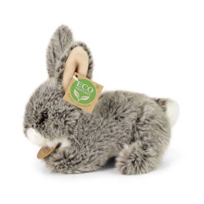 Plyšový králik tmavosivý 17 cm ECO-FRIENDLY