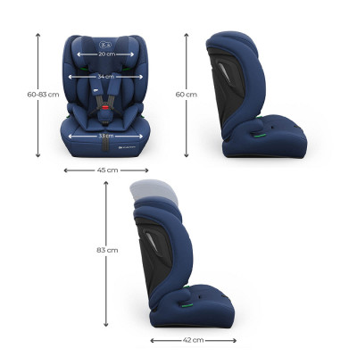 KINDERKRAFT Fotelik samochodowy COMFORT UP 2 PLUS i-Size navy