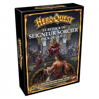 Hasbro - Avalon Hill HeroQuest Return Of The Witch Lord Quest Pack (French)
